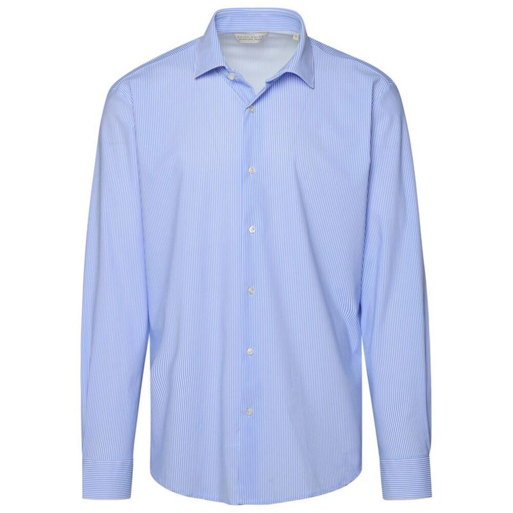Brian Dales Light Blue Recycled Nylon Blend Shirt Men